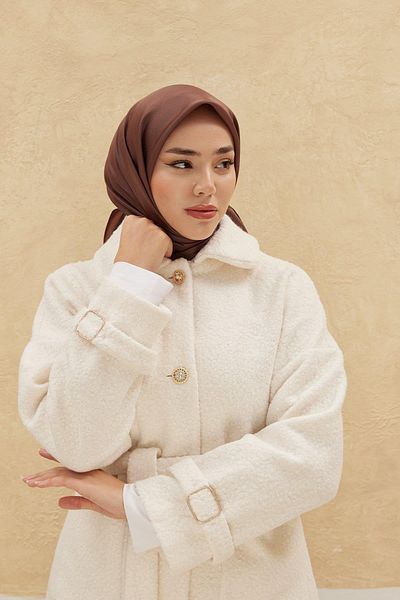 Silk Home Plain Shiny Scarf 75006-15