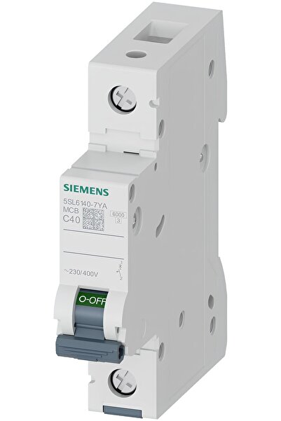 Siemens C Tipi 40 Amper Otomatik Sigorta C1x40A 6kA(1 Fazlı - Tekli)