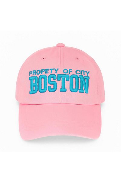 PERLOTUS Boston Hat Men Women Unisex Embroidered Cotton Adjustable Baseball Cap Sports Hat
