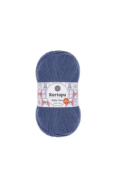 Kartopu 5 Pieces Baby One 100% Anti-Pilling Baby Thread K1533 Airman Blue
