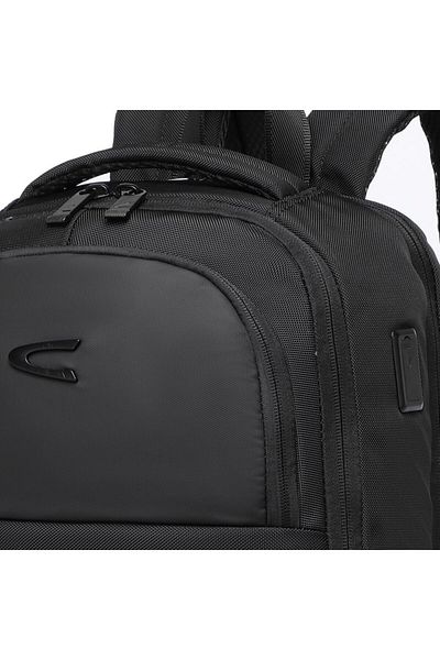 SMART BAGS C-Active Oxford Fabric Business Backpack with Laptop Compartment and USB Port