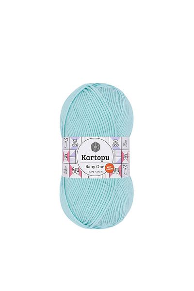 Kartopu 5 τεμάχια Baby One %100 Anti-pilling Μωρουδιακό Νήμα K578 Μέντα