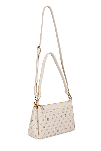 Pierre Cardin Beige Monogram Women's Cross Shoulder Bag 05Po25Y10336