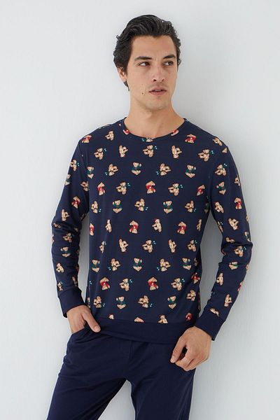 Trendyol Collection Πολύχρωμη Πλεκτή Πιτζάμες κανονικής εφαρμογής TMNAW25PT00072