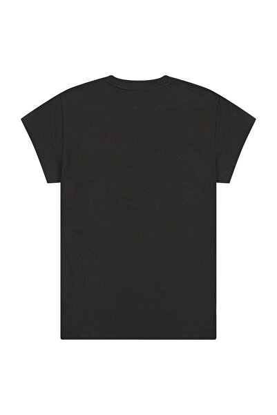 WRANGLER Shrunken Band Tee Faded Black