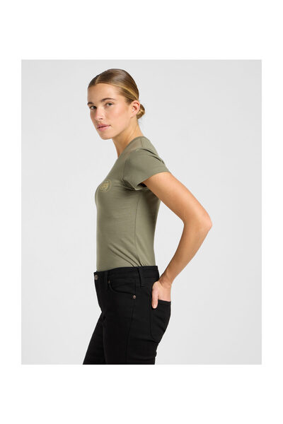 Lee KOSZULKA SLIM TEE MERCANTILE ZIELONA