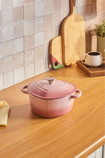 Karaca Oală de fier turnat emailat roz - 1,9 Lt