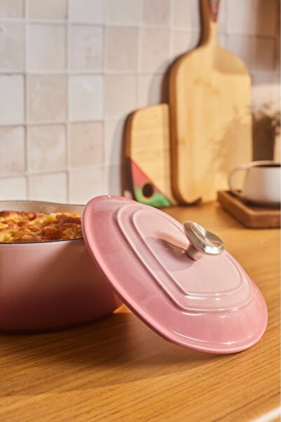 Karaca Love Demir Döküm Emayeli Tencere Pink 1,9 Lt