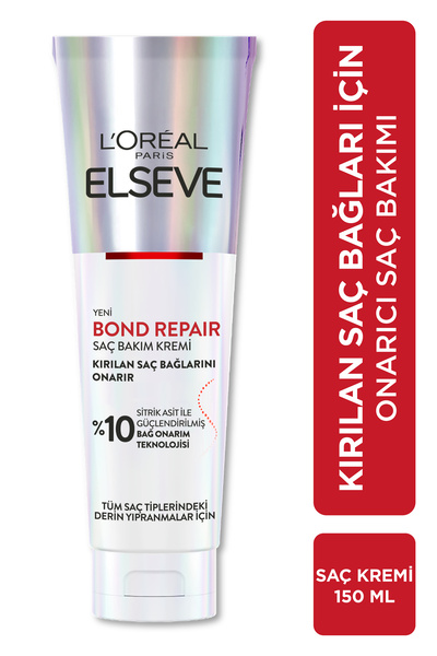 ELSEVE Bond Repair Tüm Yıpranmalar Için Saç Onarıcı Bakım Kremi 150 ml