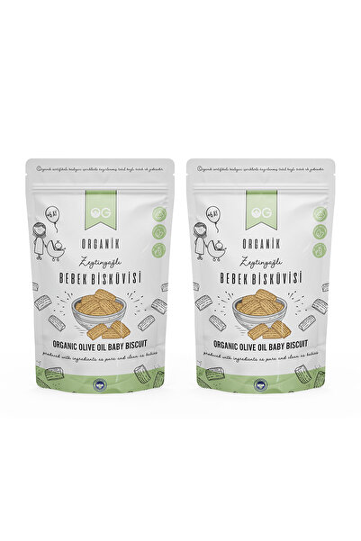 OG natural 2'li Organik Bebek Bisküvisi 2x300 gr 6 Ay