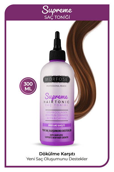Morfose تونيك الشعر سوبريم بالكولاجين النباتي 300 مل - مضاد للتساقط