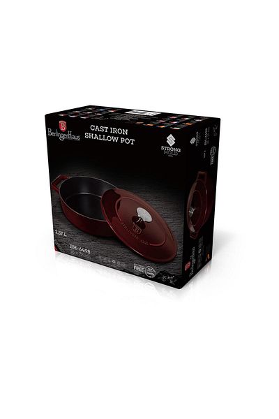 Berlinger Haus Haus Red lapos öntött edény 26 cm