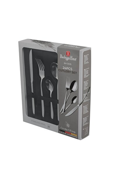 Berlinger Haus 24dílná sada příborů, 6 osob, lesklá nerezová ocel, vhodné do myčky