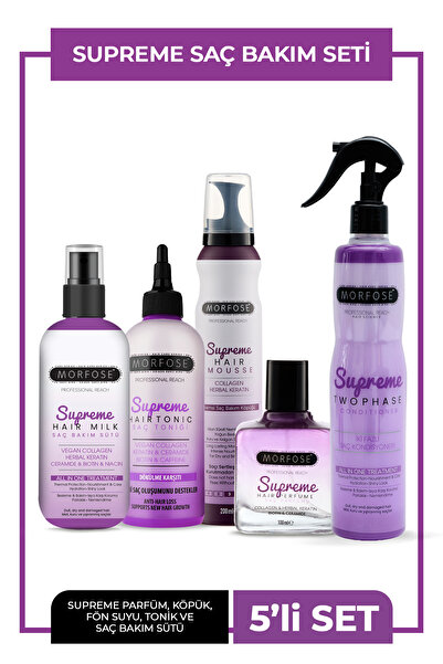 Morfose Supreme 5'li Saç Bakım Seti
