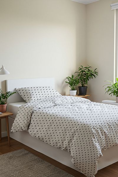 Trendyol Collection Pojedynczy łatwy do prasowania elastyczny zestaw prześcieradeł na kołdrę 160x220cm TPHSS25TKN00008