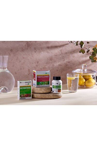 Suda Vitamin Berberine Plus Karamuk Ekstresi, Alfa Lipoik Asit ve Krom İçeren Takviye, 30 Bitkisel Kapsül