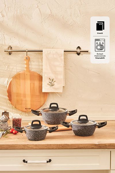 Emsan Luna 6 Piece Midi Cookware Set