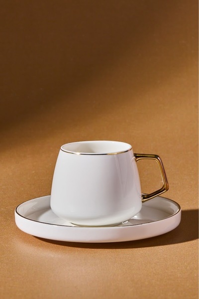 Karaca Satürn 6 Kişilik Kahve Fincan Takımı 100 ml Gold