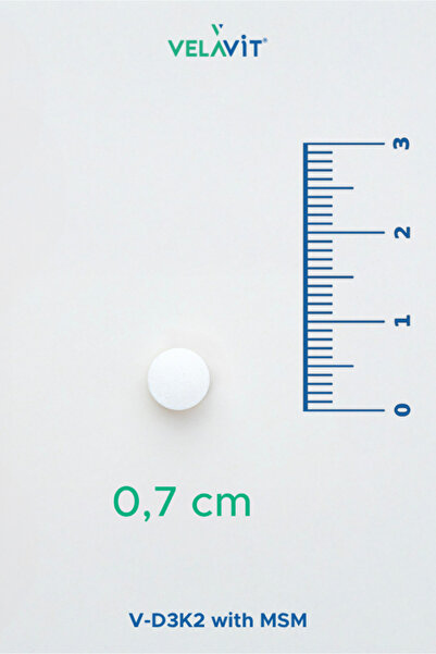 Velavit V-D3K2 with MSM 60 Tablet