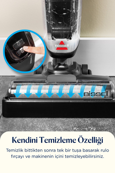 Bissell Crosswave Hf2 Select Yüksek Vakumlu Sert Zemin Süpürme ve Silme Makinesi