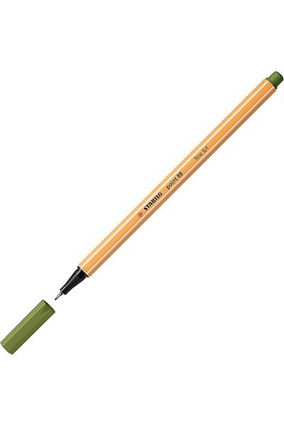 Stabilo - Fine Felt Tip Pen - Point 88 - Moss Green