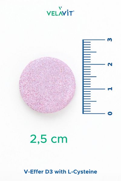 Velavit V-Effer D3 with L-Cysteine 20 Effervescent Tablets