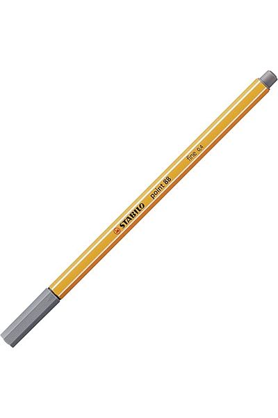 Stabilo - Fine Felt Tip Pen - Point 88 - Dark Gray