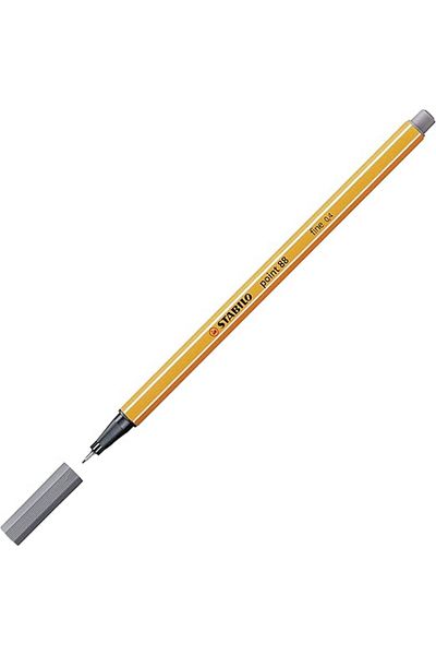 Stabilo - Fine Felt Tip Pen - Point 88 - Dark Gray