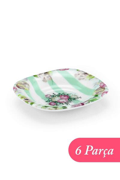 Tria Mel Oval Çay Tabağı 6lı Paket 10 Cm