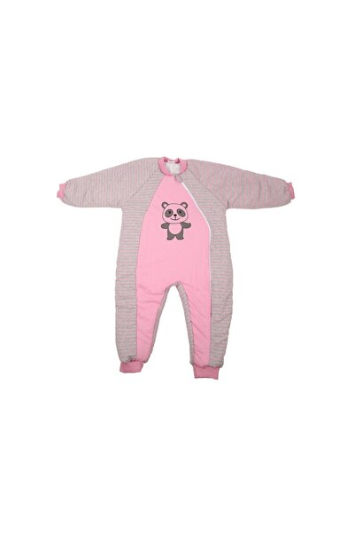 ÖZLEM BEBE كيس نوم تيدي بير وردي لعمر 5-6 سنوات