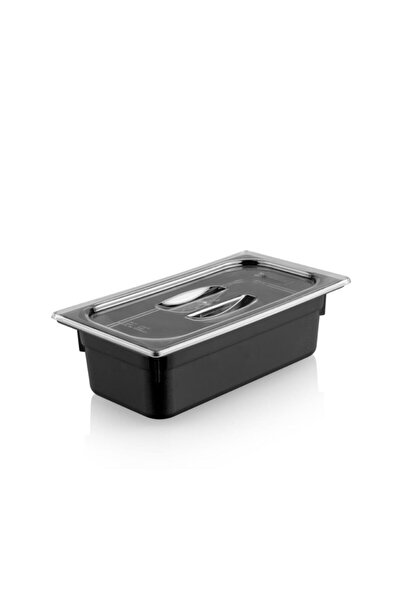 Plastport Kırılmaz Saklama Kabı - Siyah 3,6 Lt