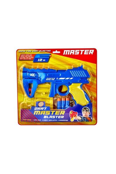 Genel Markalar Oyuncak Master Kartela Silah Seti Sünger Atan Nerf Silah 3 Yaş...