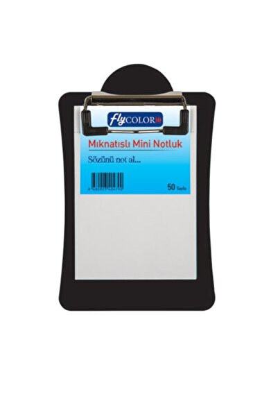 FLY COLOR Magnetic Note Holder 50 Pages Black