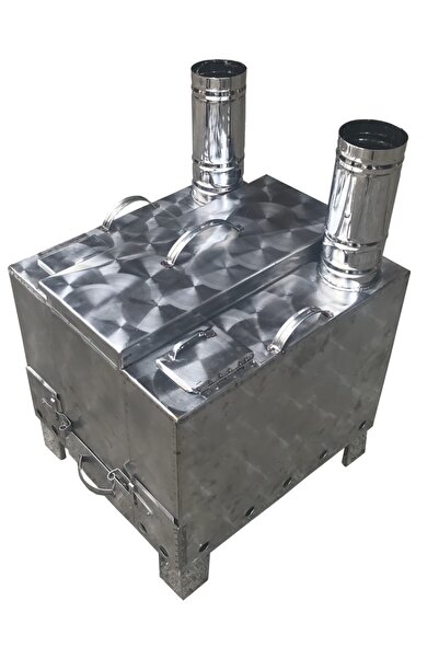 ANKARALI Tokat Kebabı Mangalı Kromçelik Süper Battal Boy 60 Şişlik..!