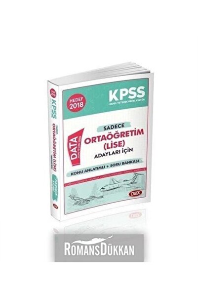 Data Yayınları Kpss Ortaöğretim Lise Adayları Için Konu Anlatımlı Soru Bankası