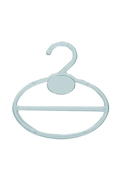 vitrinraf Şal Askısı Kristal Şeffaf Plastik - 20 Adet