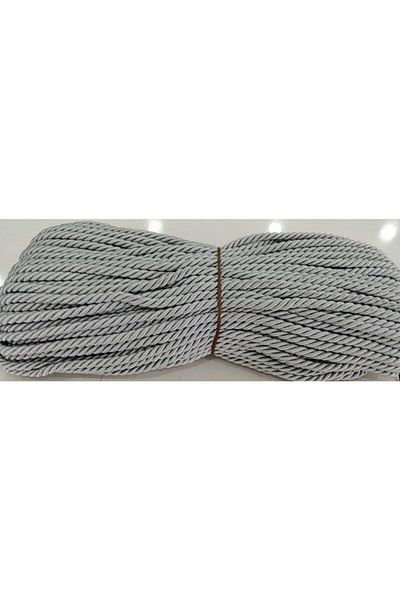 MEFAKS TEKSTİL 8 mm Cord Rope - Light Gray 12 – Drawing Rope