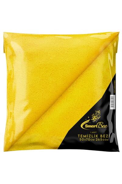 SmartBee Mikrofiber Temzilik Ve Kurulama Bezi 50x70 265gr/m2 - Sarı