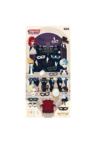 Bigpoint Sticker Mask Clothe
