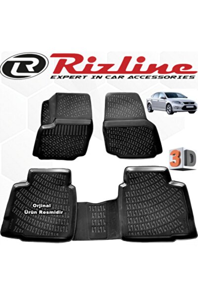 Rizline Tegin Ford Mondeo 3d Havuzlu Oto Paspası 2007 2014 Arası Siyah 4 Parç...