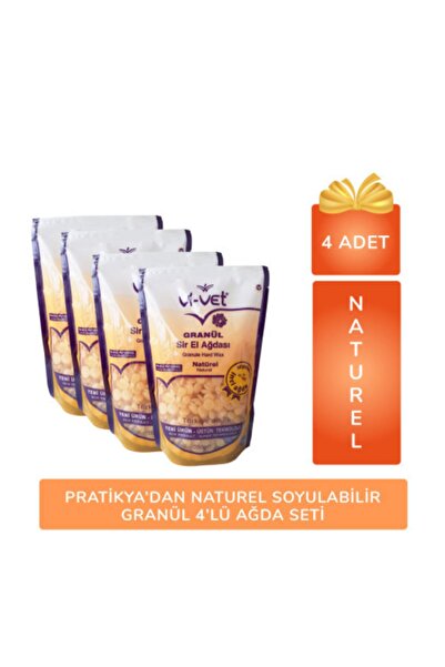 Pratikya ’dan Naturel Soyulabilir Granül 4’lü Ağda Seti