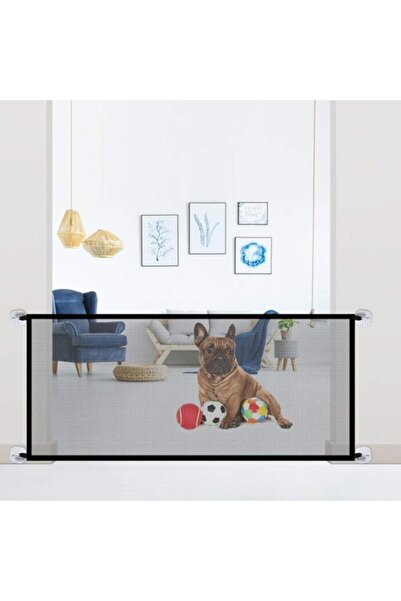 BYPET Kedi & Köpek Veya Bebekler Için Kumaş Çit - Kapı Bariyeri (90 Cm X 75 Cm)