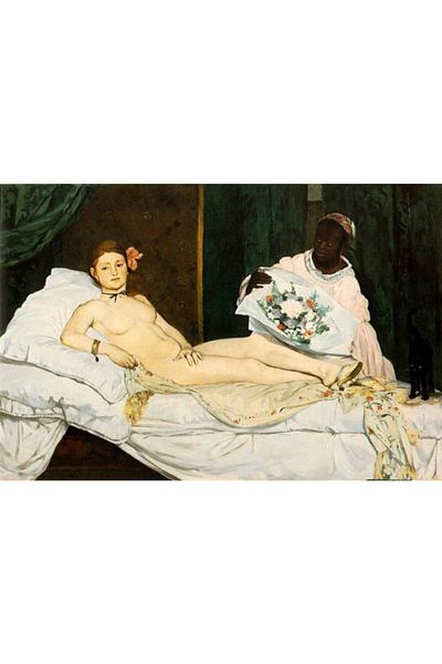 MARCEL SANAT Edouard Manet Olympia Diamond Mosaic Painting - 81X53Cm