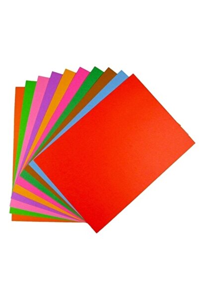 Folia Fon Kartonu 50x70 Rulo 10 Renk