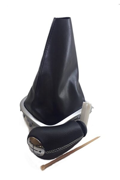 Genel Markalar Vites Körüğü Ve Vites Topuzu Takımı (gri - Krom Çerçeveli