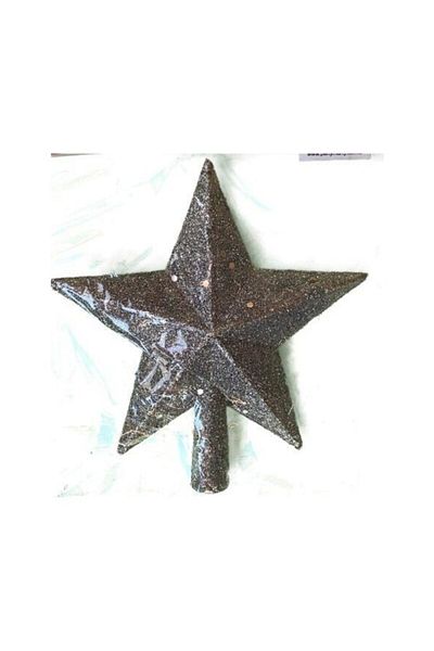 Happyland Pine Tree Silver Peak Star for Christmas and Christmas