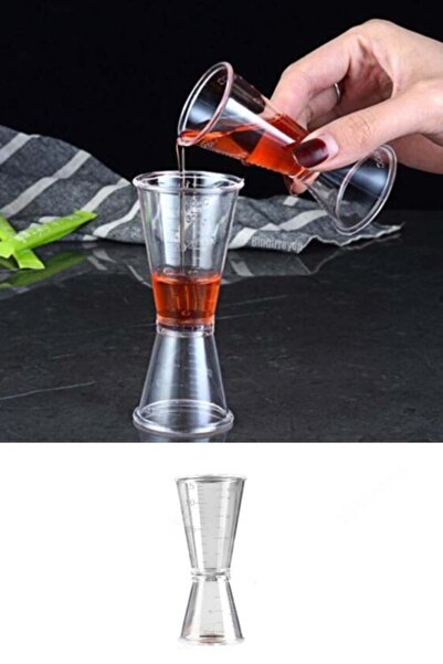 Binbirreyon Polikarbon Jigger Kokteyl Ölçme Bardağı 20/40ml Ra625
