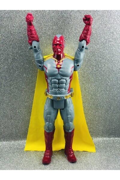 AVENGERS Kırmızı Vision Action Işıklı Konuşan Figür Oyuncak 30 cm