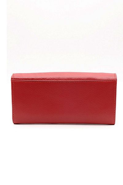 Grande Genuine Leather Women's Wallet Red 2615