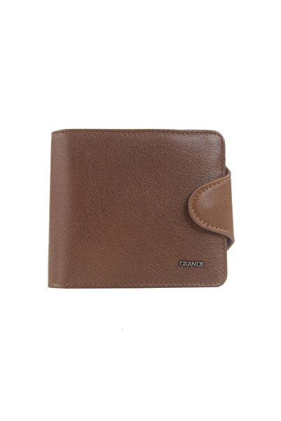 Grande Hakiki Deri Erkek Cüzdan Taba 1554
